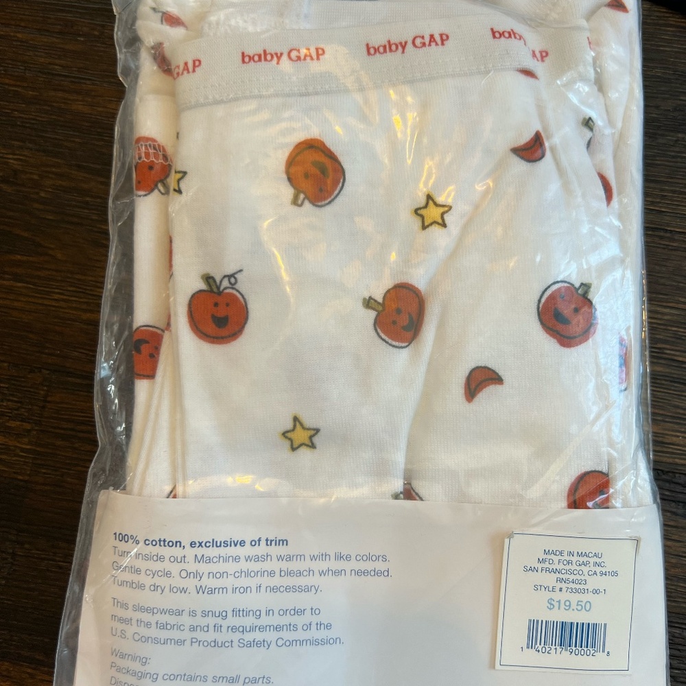 Infant Pumpkin PJ - Picture 2 of 2